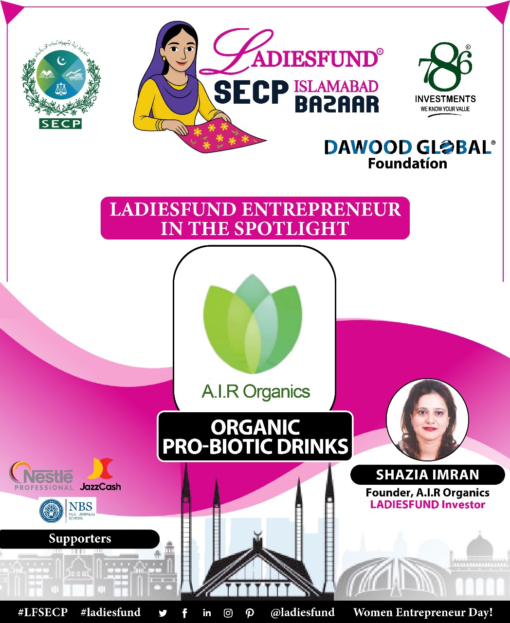 Group photo of LADIESFUND Energy Pvt. Ltd. team receiving the Prime Minister’s Award